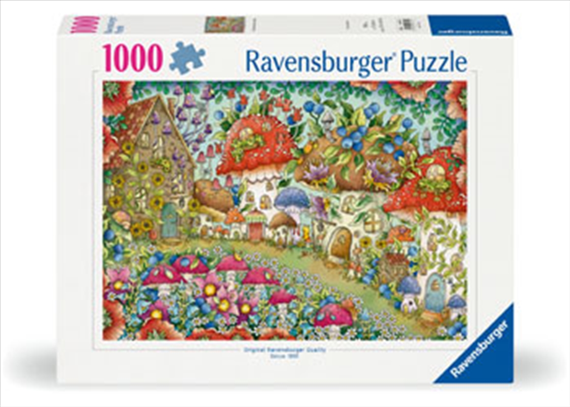 Floral Mushroom Houses Puzzle 1000 Piece/Product Detail/Jigsaw Puzzles