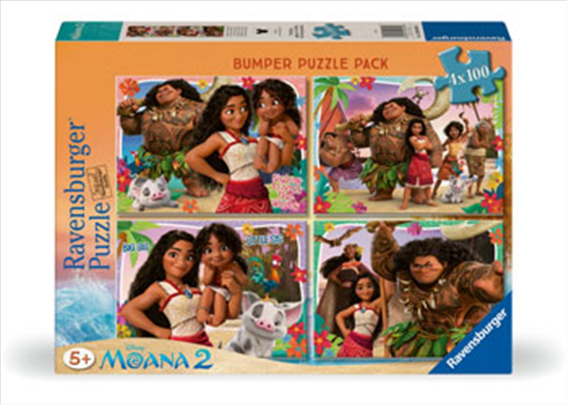 Disney Moana Bumper Pack 4x100 Piece/Product Detail/Jigsaw Puzzles