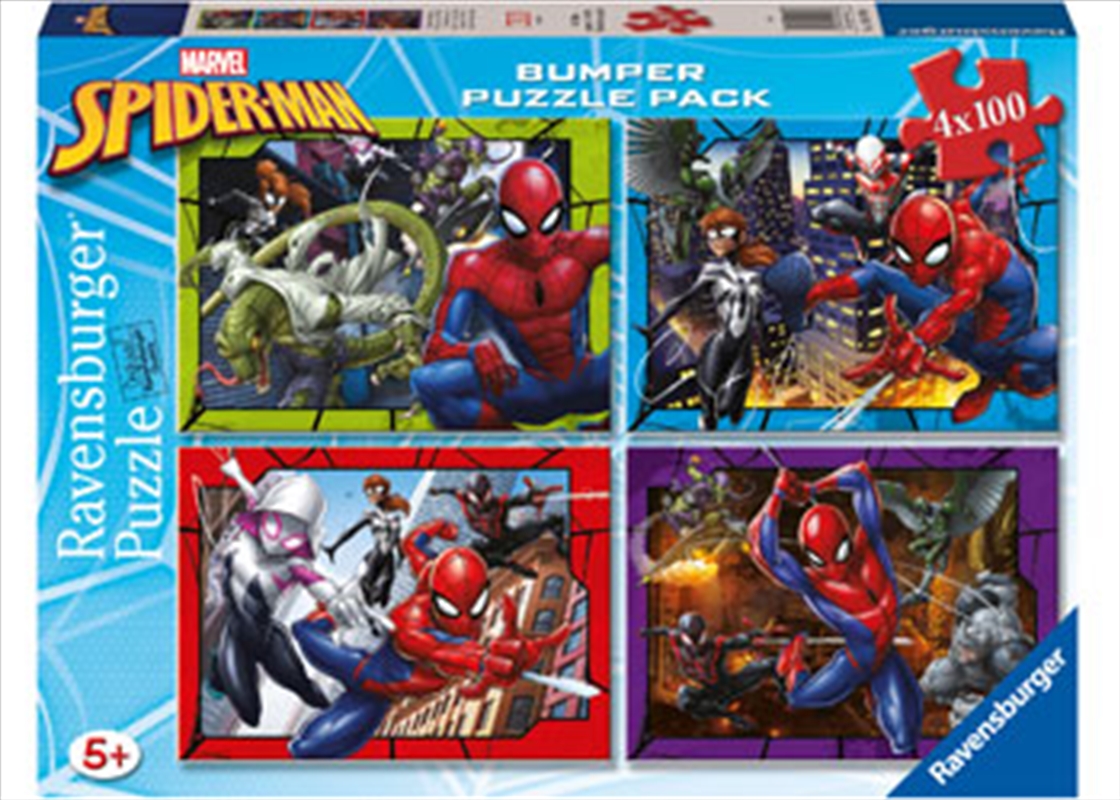 Spider-Man Bumper Pack 4x100 Piece/Product Detail/Jigsaw Puzzles
