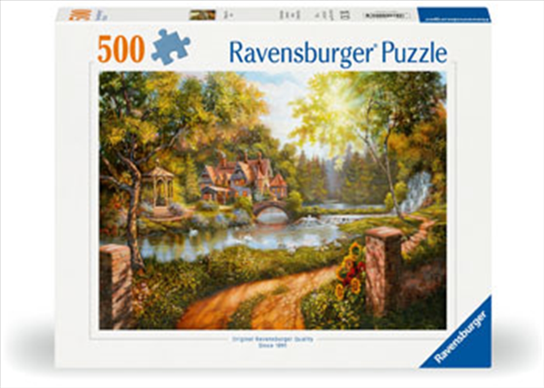 Cottage By The River Puzzle 500 Piece/Product Detail/Jigsaw Puzzles