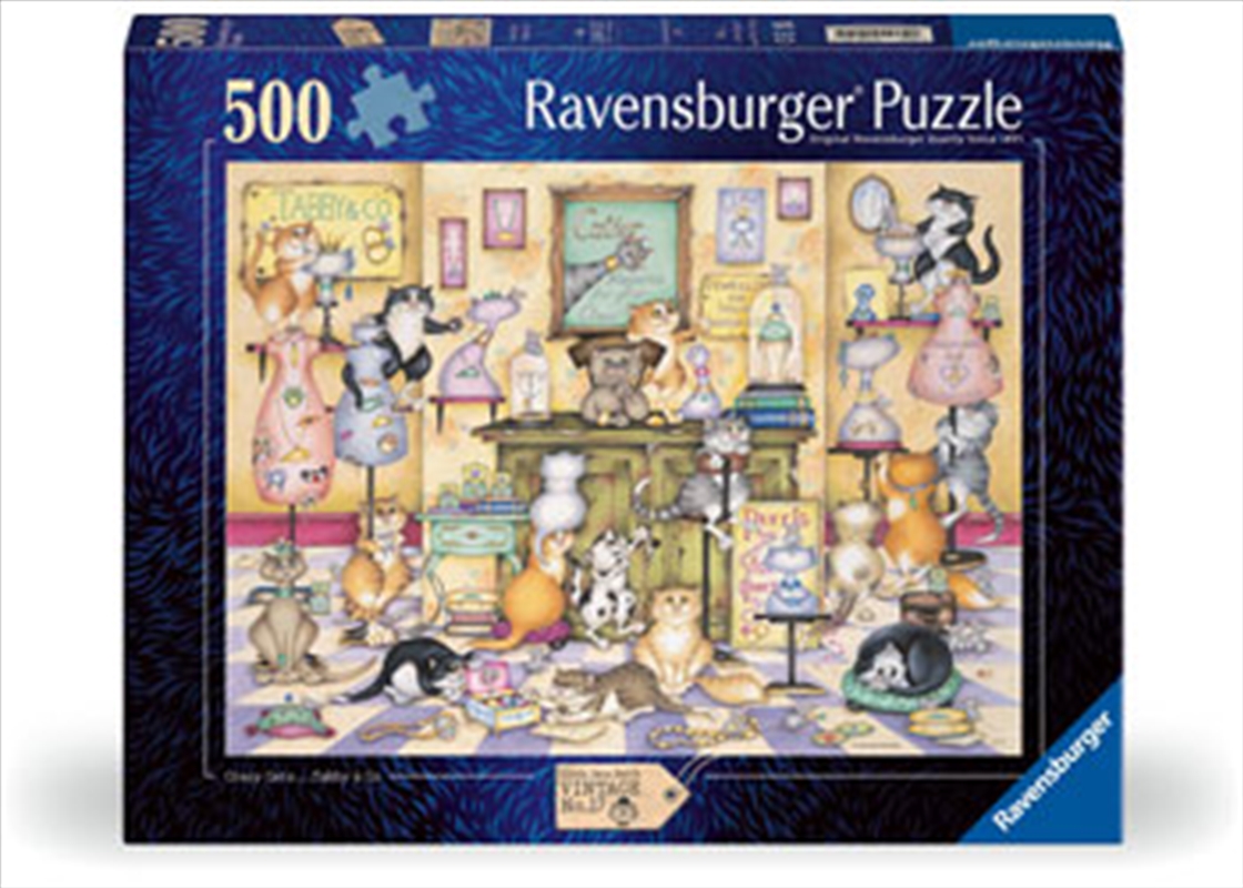 Crazy Cats Taby & Co. Puzzle 500 Piece/Product Detail/Jigsaw Puzzles