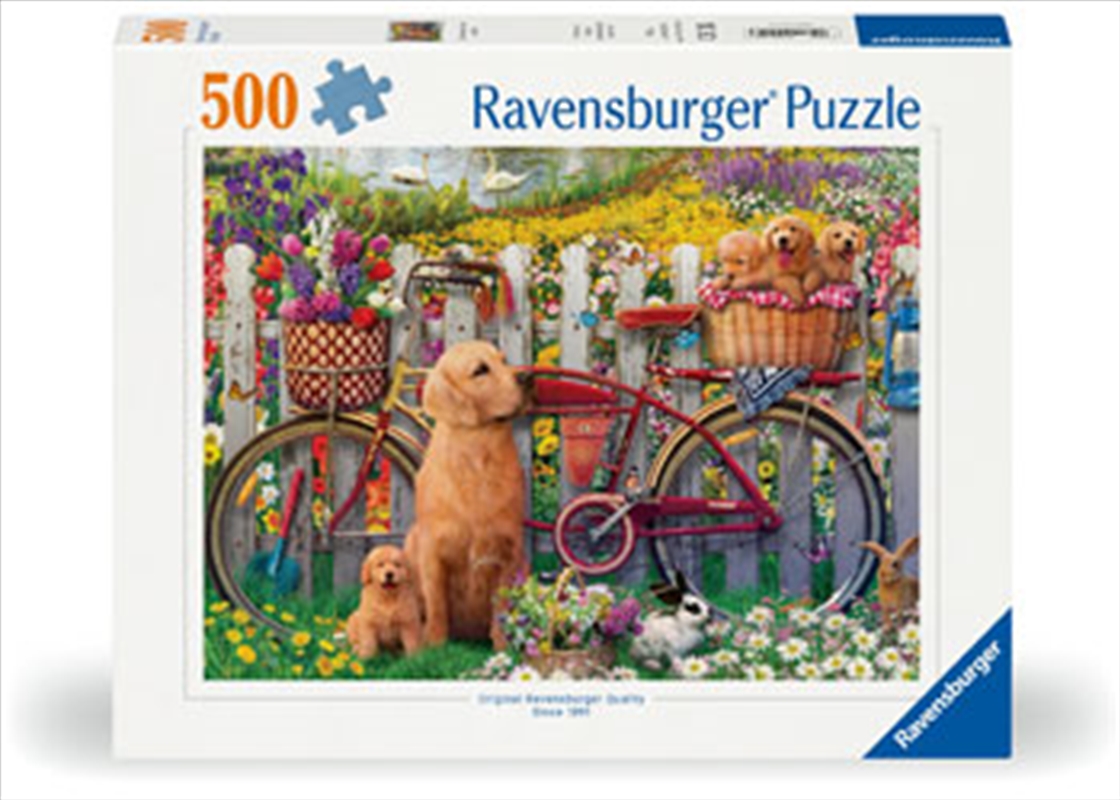 Cute Dogs In The Garden Puzzle 500 Piece/Product Detail/Jigsaw Puzzles