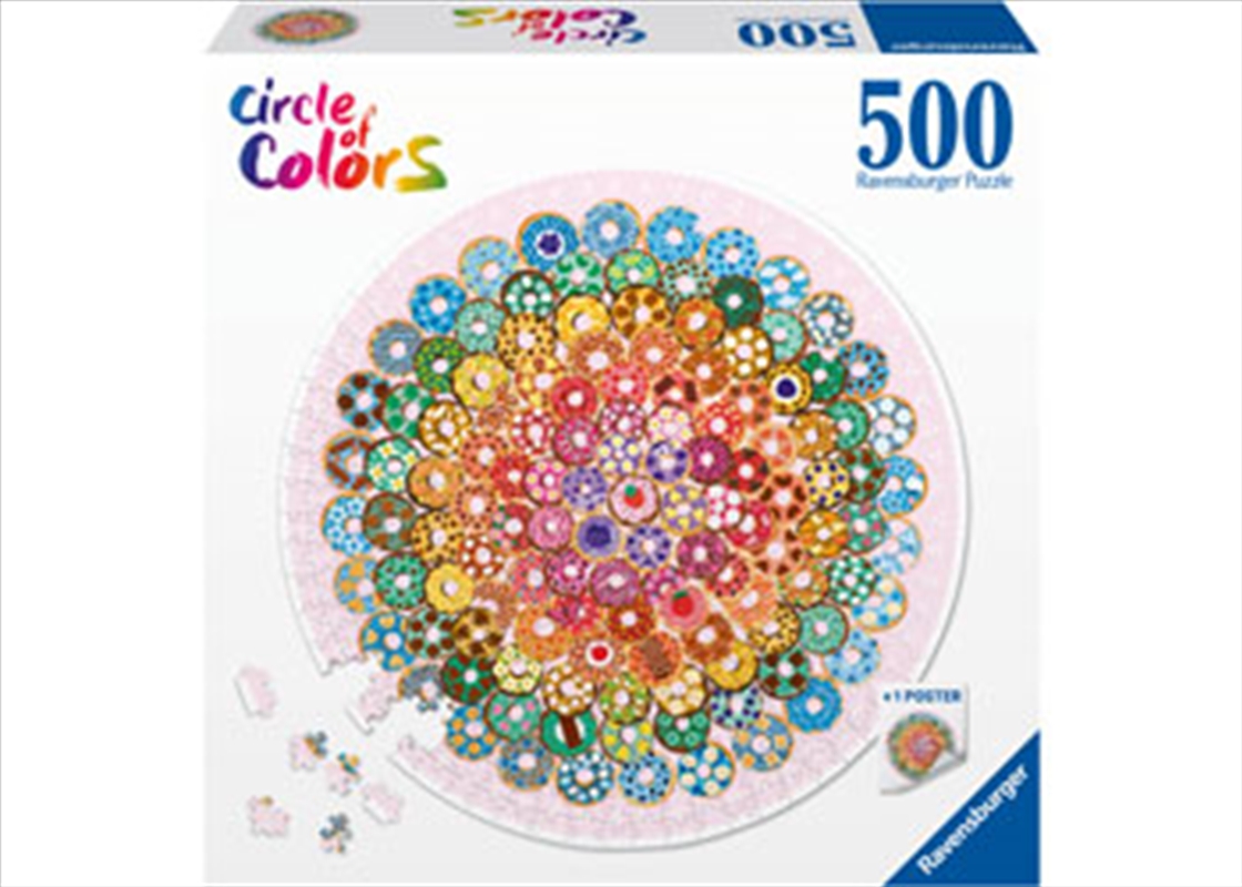 Donuts Circle Puzzle 500 Piece/Product Detail/Jigsaw Puzzles