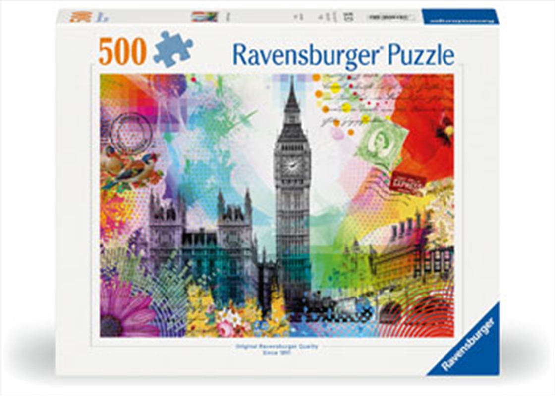 London Postcard Puzzle 500 Piece/Product Detail/Jigsaw Puzzles