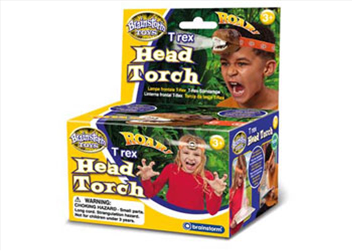Brainstorm - T-Rex Head Torch/Product Detail/Educational