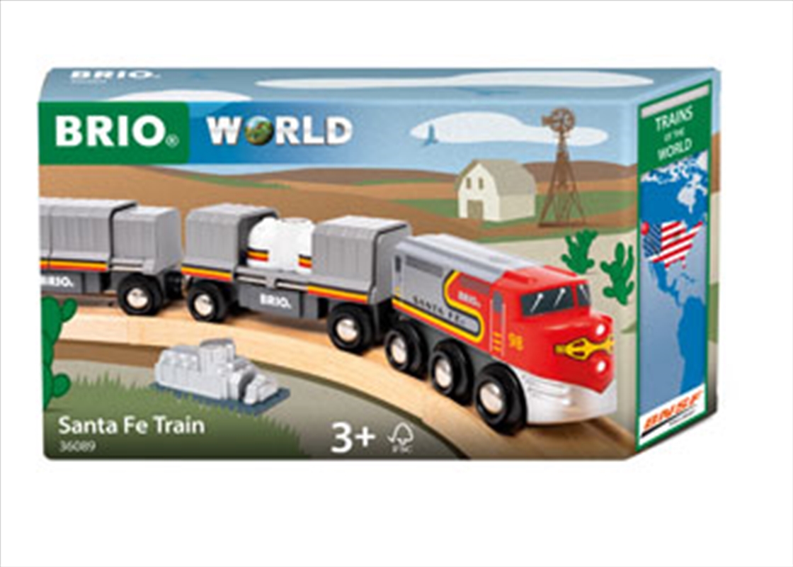 BRIO - Santa Fe Train (Trains of the World)/Product Detail/Toys