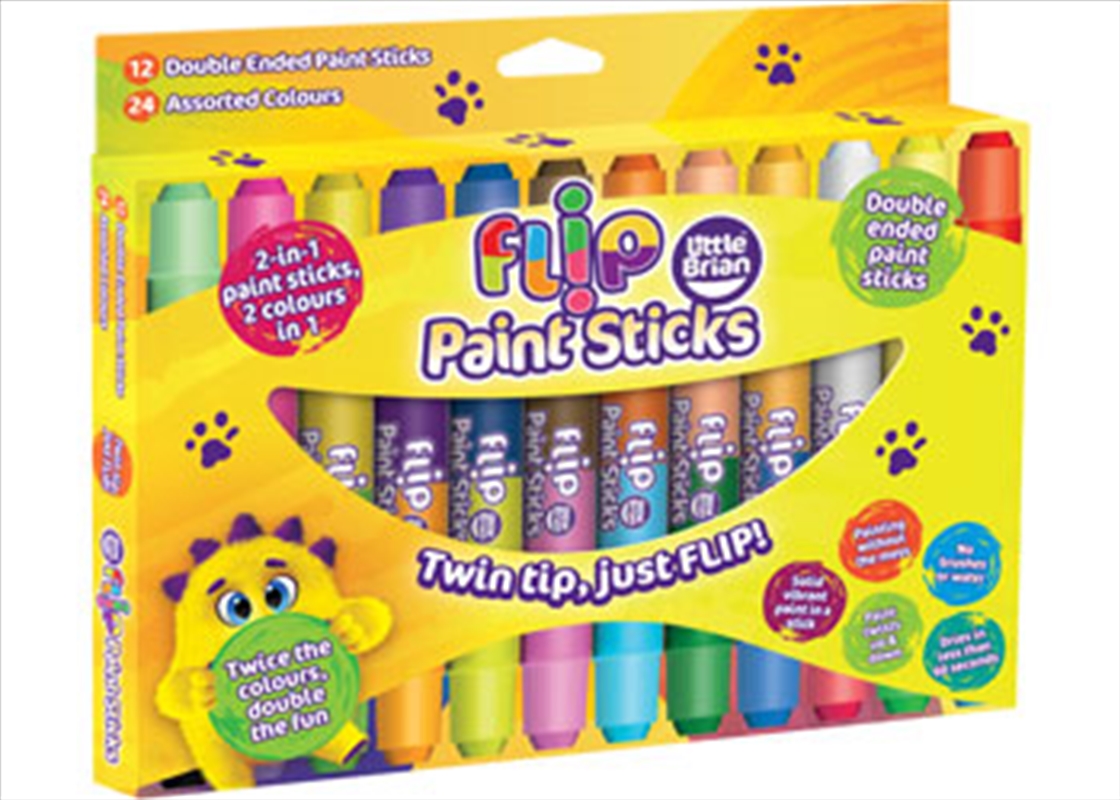 Little Brian - Flip Paint Sticks 12 pk/Product Detail/Paints