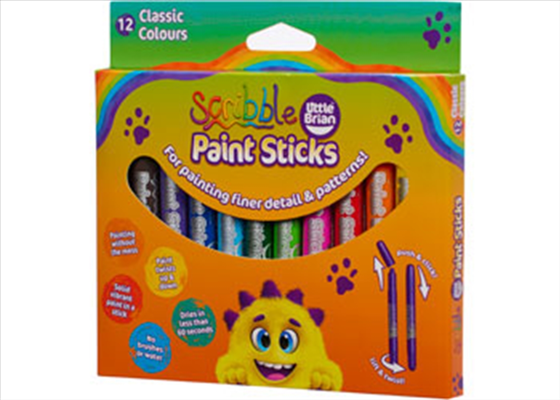 Little Brian - Scribble Paint Sticks 12 pk/Product Detail/Paints
