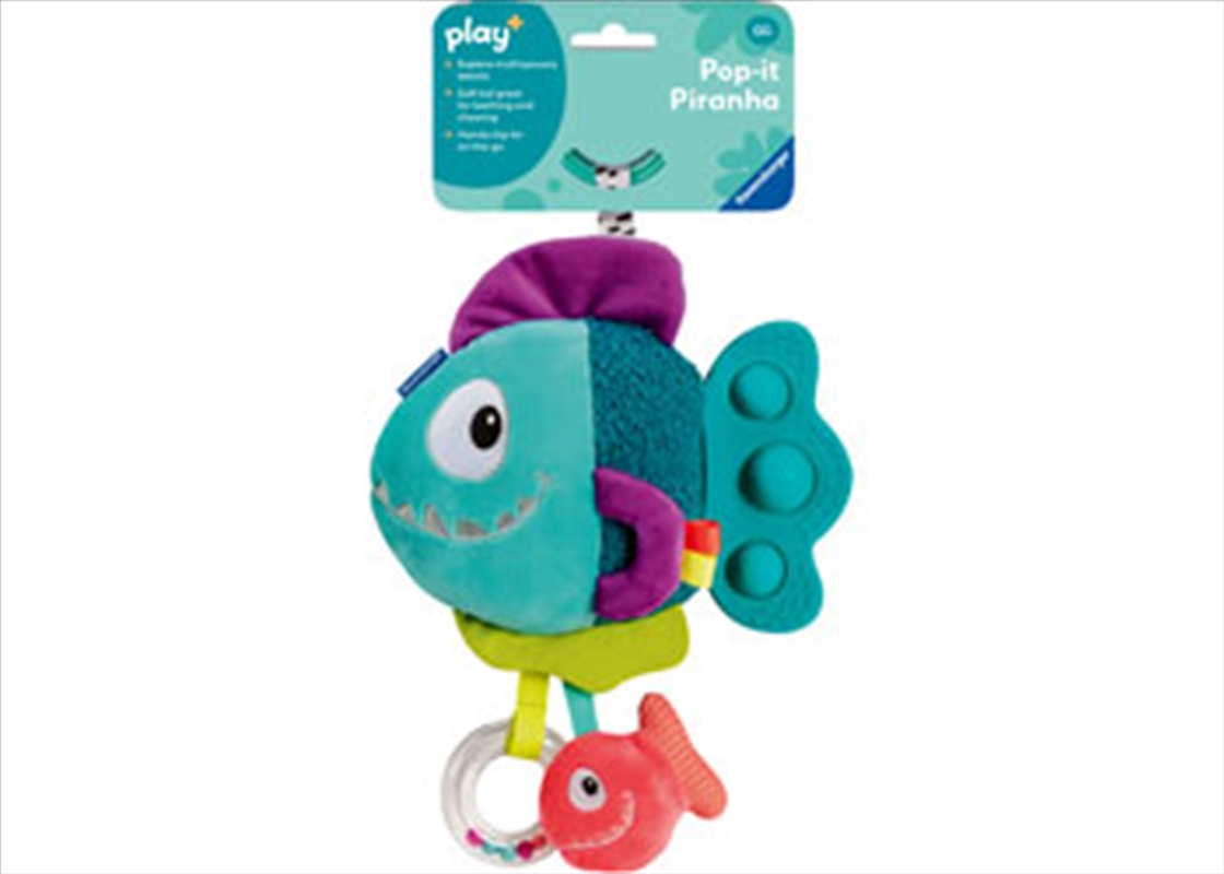 Play+ Pop-it Piranha (blue)/Product Detail/Toys