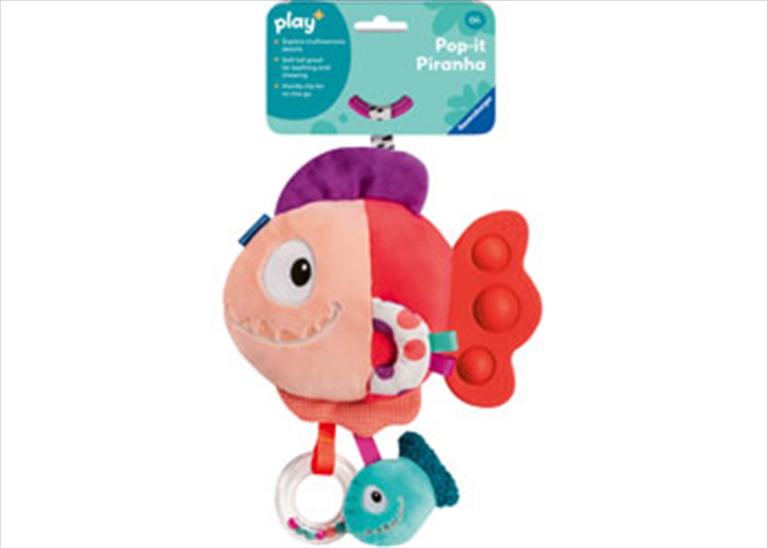 Play+ Pop-it Piranha (red)/Product Detail/Toys