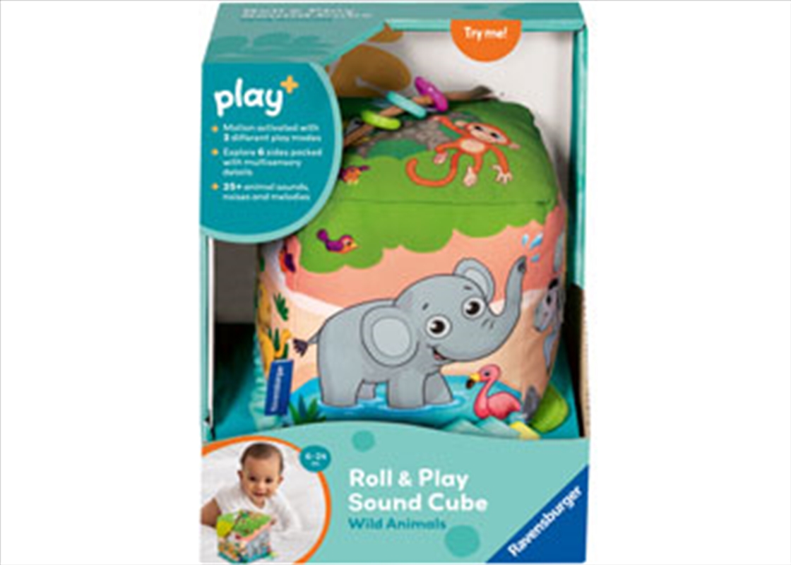 Play+ Roll & Play Sound Cube: Wild Animals/Product Detail/Toys