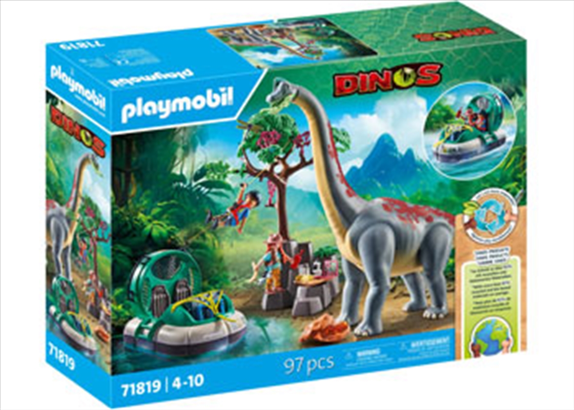 Playmobil - Brachiosaurus with Hovercraft/Product Detail/Toys