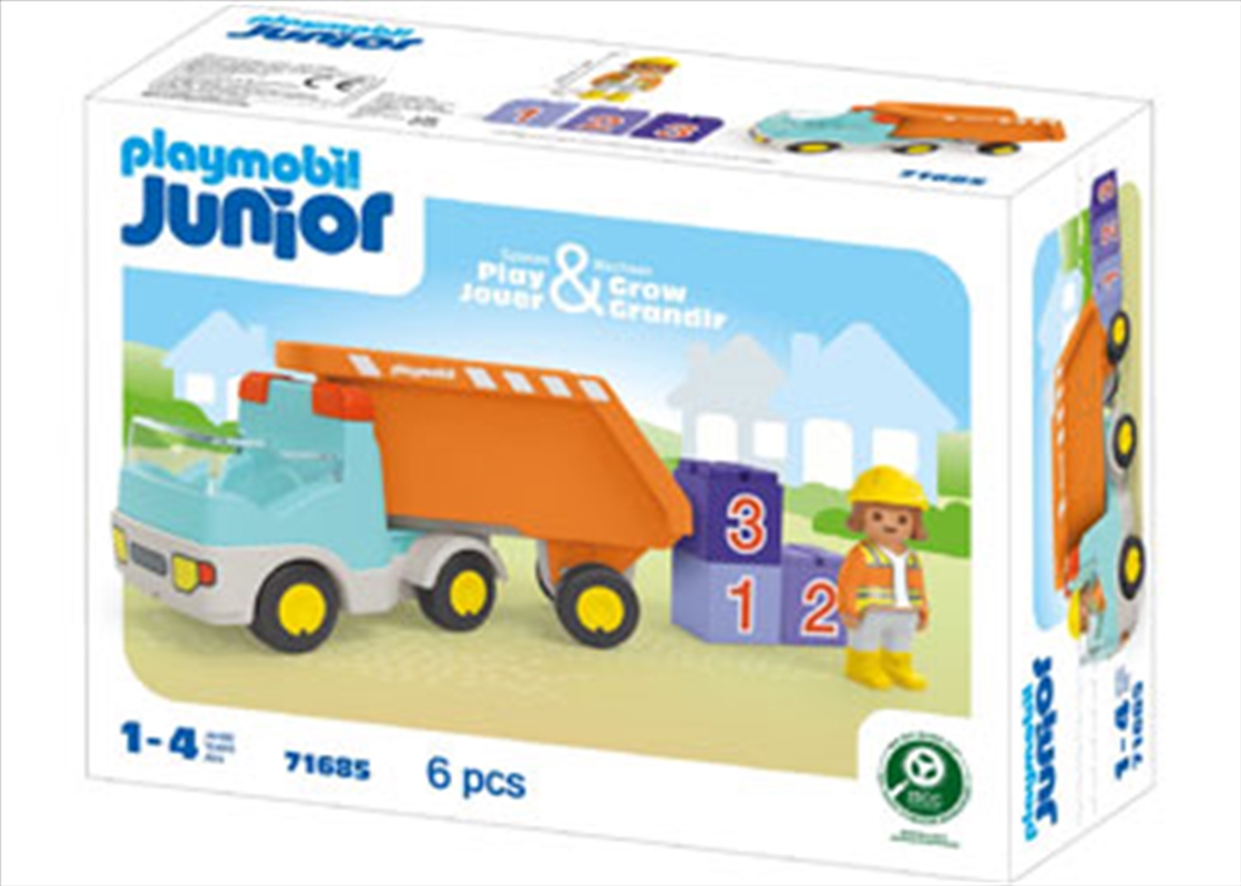 Playmobil - JUNIOR: Dump Truck/Product Detail/Toys