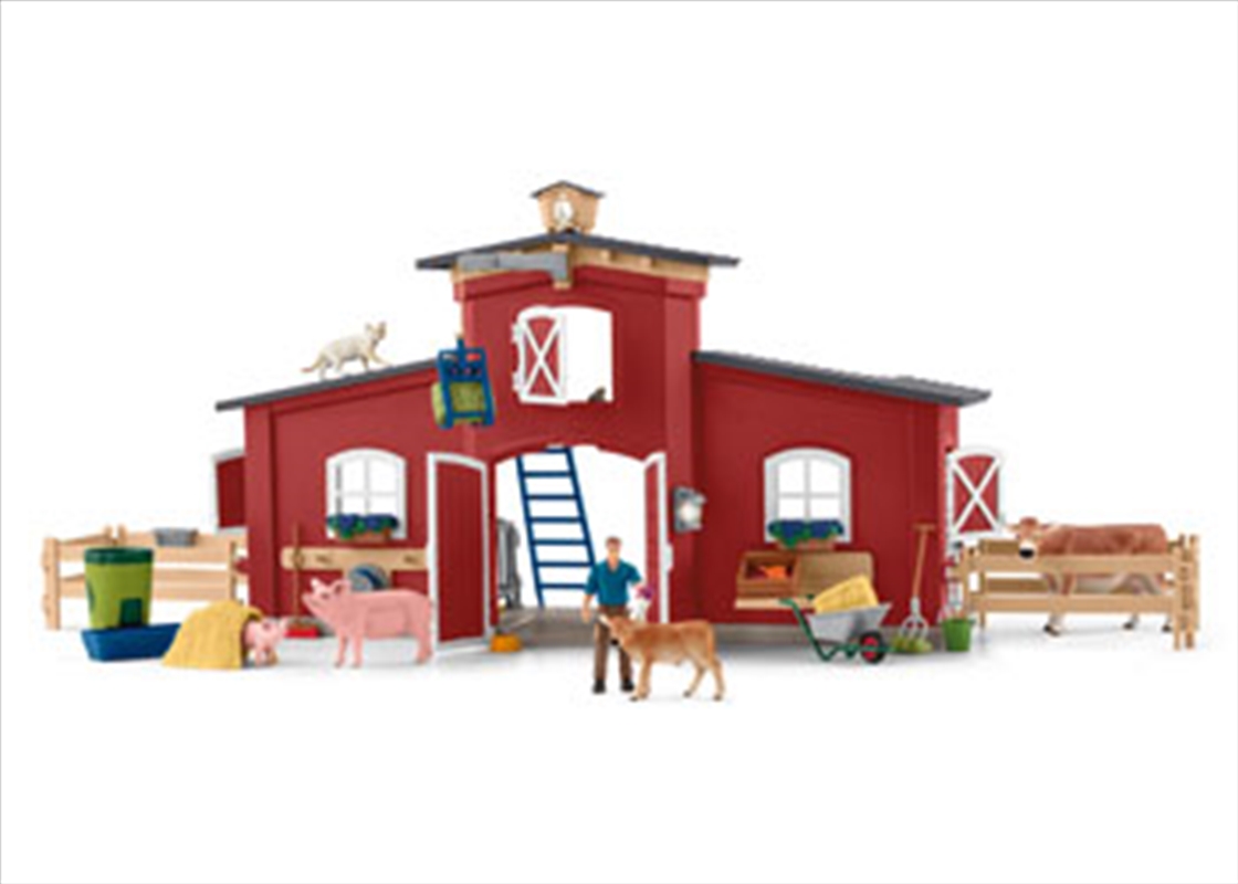 Schleich - Red Barn with Animals & Accessories/Product Detail/Toys