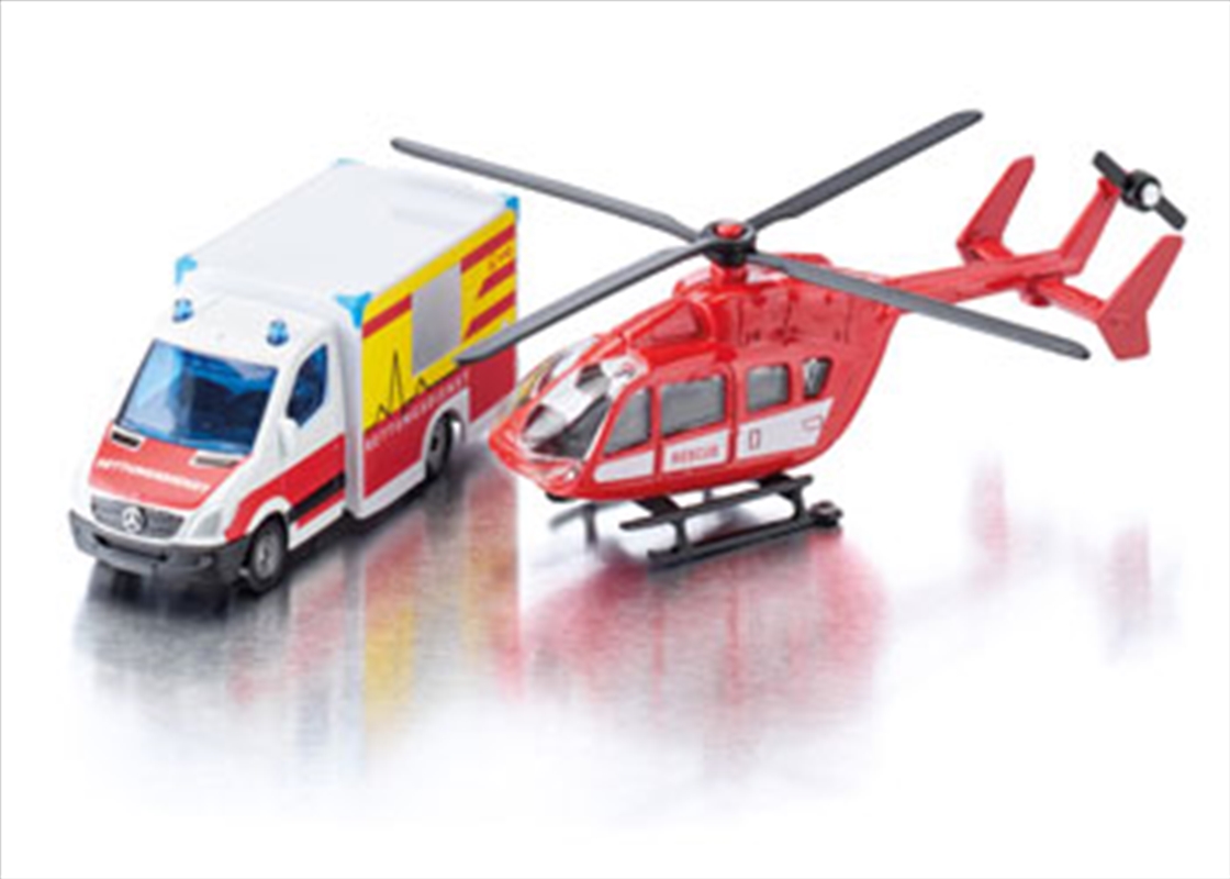 Siku - Mercedes-Benz Ambulance & Helicopter/Product Detail/Toys