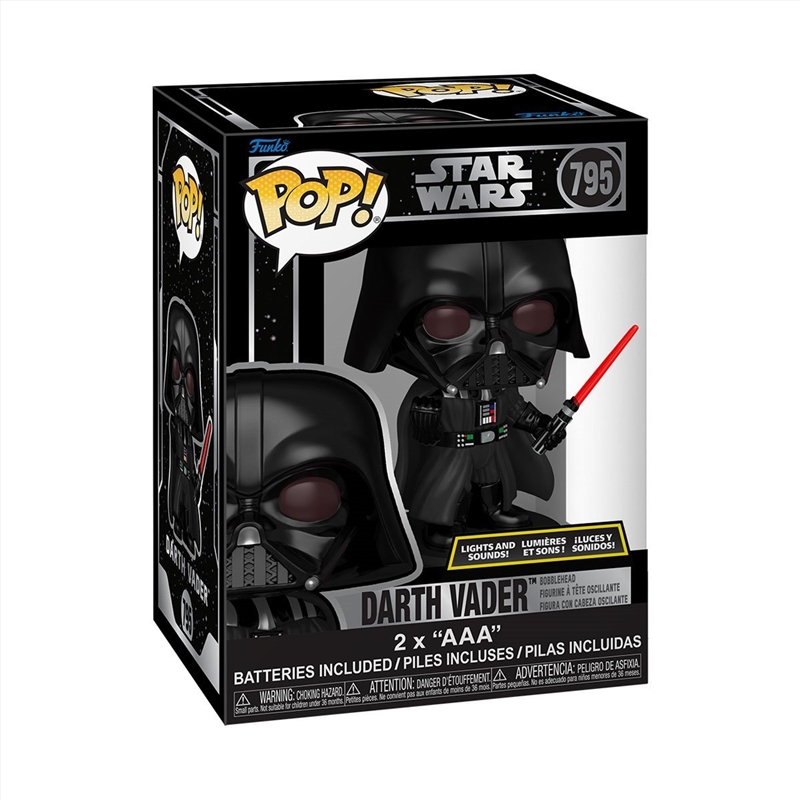 Star Wars - Darth Vader 6" Pop! Vinyl w/SFX/Product Detail/Large Funko Pop Vinyl