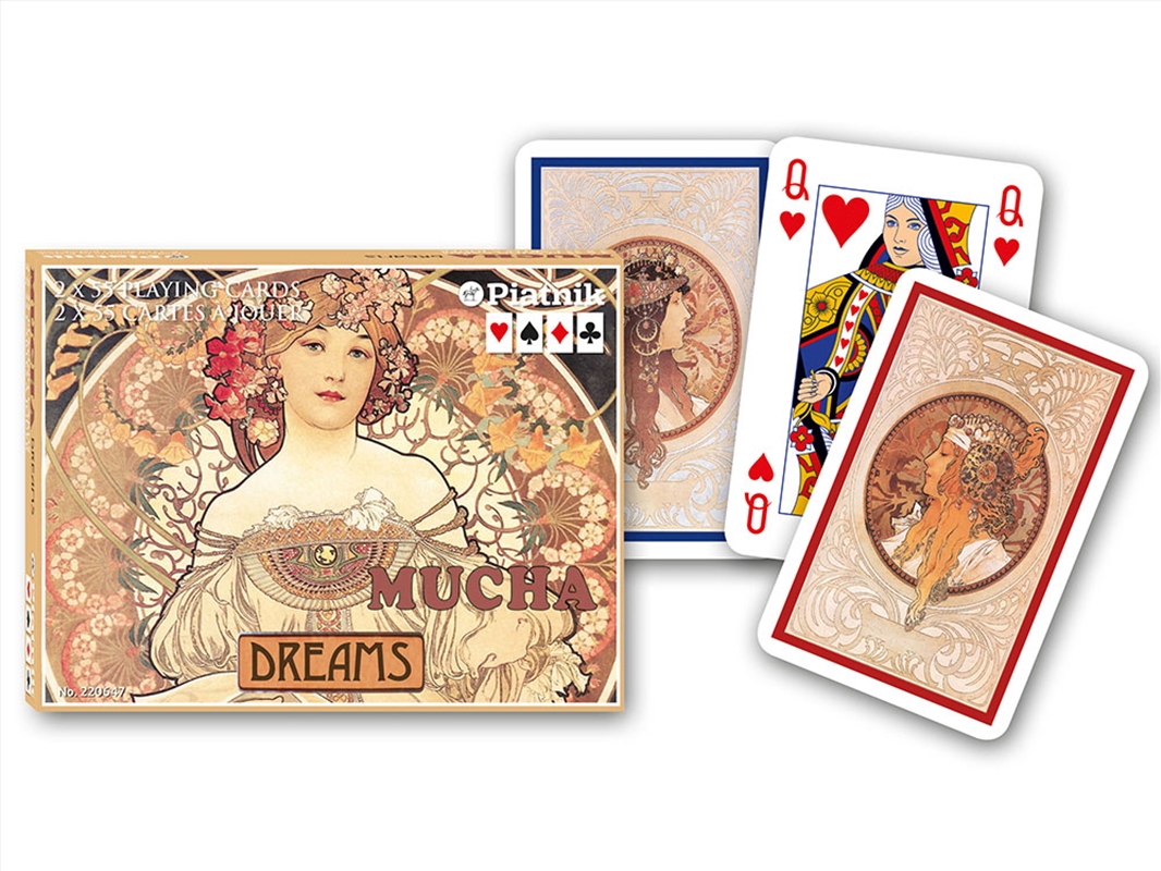 Mucha Dreams Bridge Dbl Deck/Product Detail/Card Games