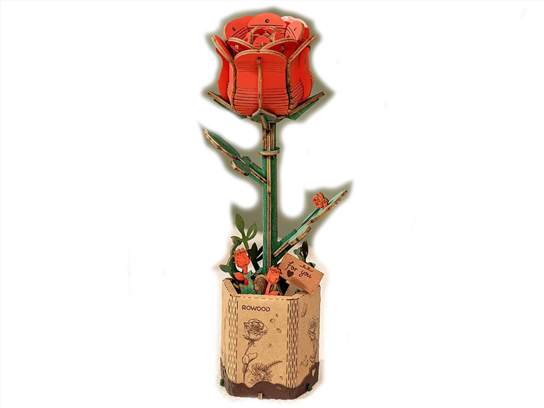 Wood Bloom Red Rose Kit/Product Detail/Figurines