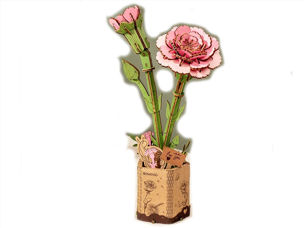 Wood Bloom Pink Carnation Kit/Product Detail/Figurines
