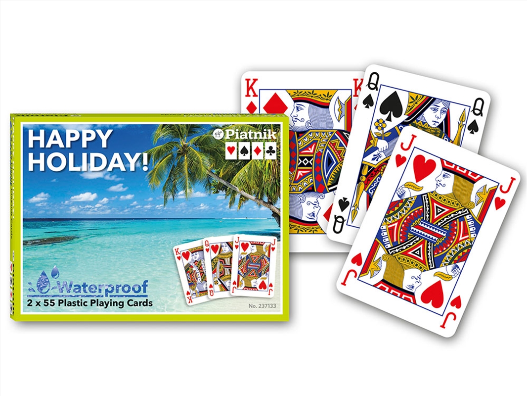 Happy Holiday 100% Plastic Pkr/Product Detail/Card Games