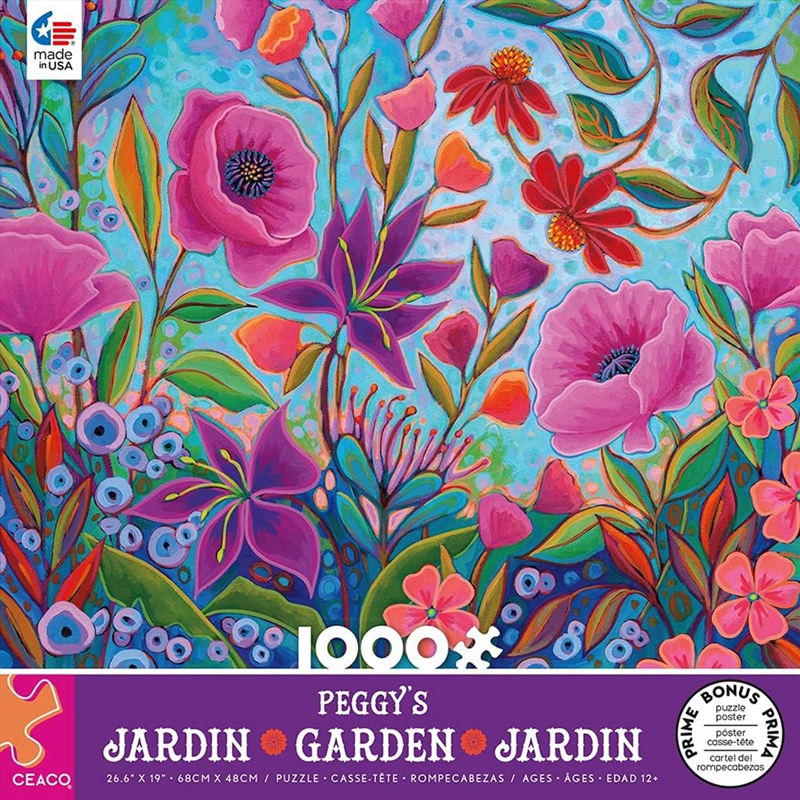 Peggy's Garden Colourful 1000 Piece Puzzle/Product Detail/Jigsaw Puzzles