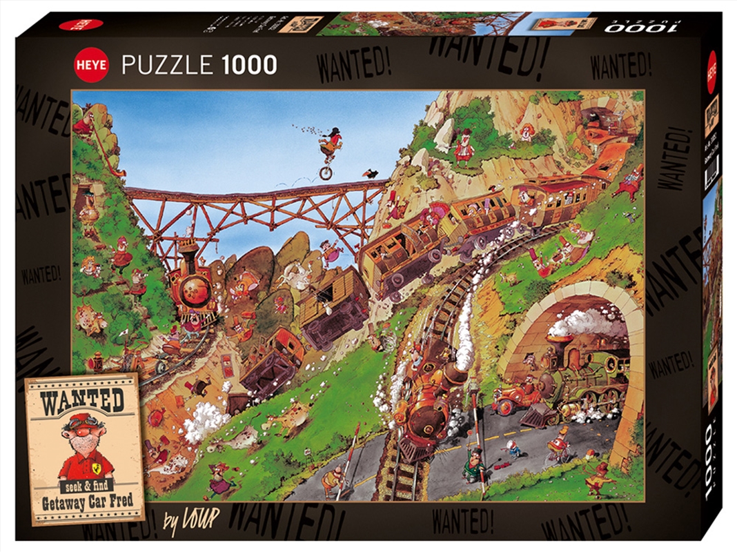 Wanted, Getaway Car Fred 1000 Piece Puzzle/Product Detail/Jigsaw Puzzles