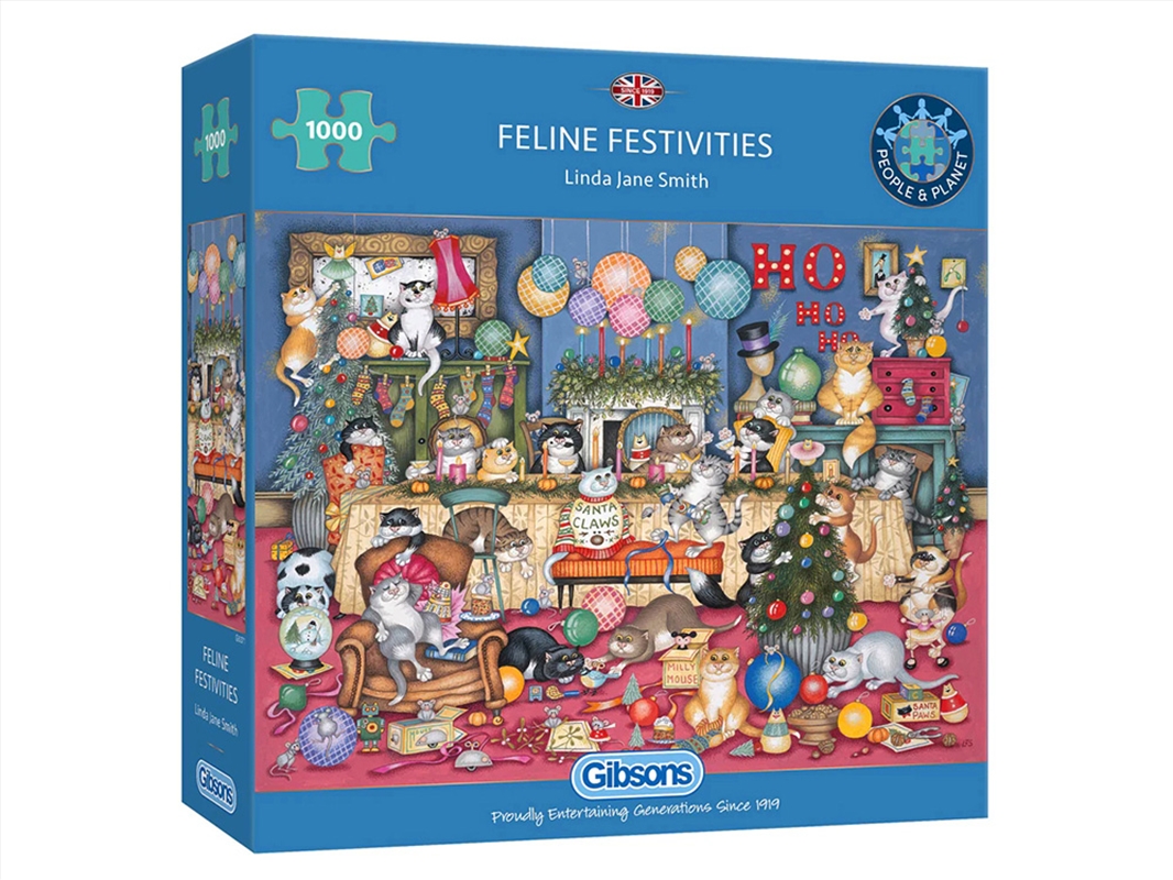 Feline Festivities 1000 Piece Puzzle/Product Detail/Jigsaw Puzzles