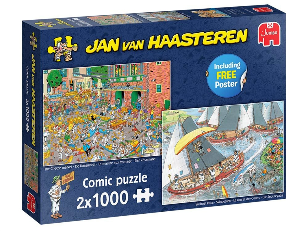 Jvh Cheese Market 2X1000 Piece Puzzle/Product Detail/Jigsaw Puzzles