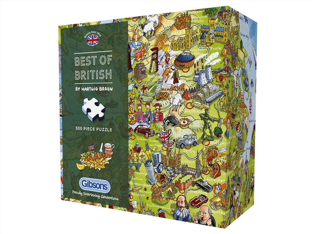 Best Of British 500 Piece Puzzle/Product Detail/Jigsaw Puzzles