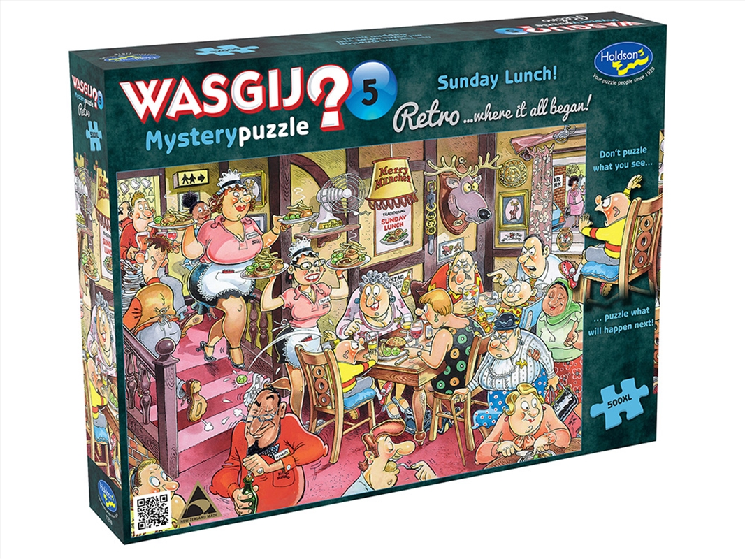 Wasgij? Retro Mystery 5 500 Piece Puzzle XL/Product Detail/Jigsaw Puzzles