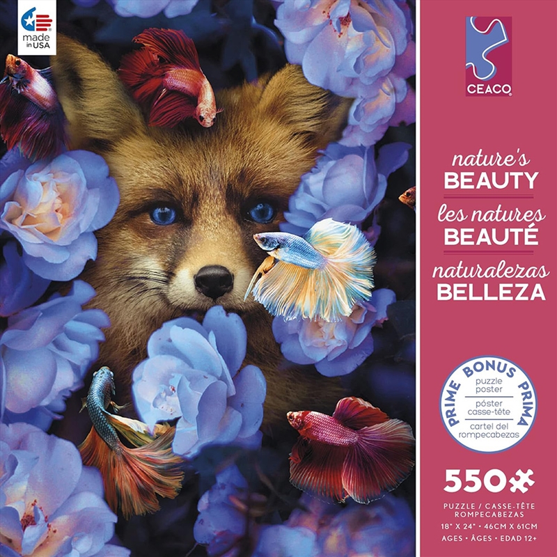 Nature's Beauty Fox & Fish 550 Piece Puzzle/Product Detail/Jigsaw Puzzles