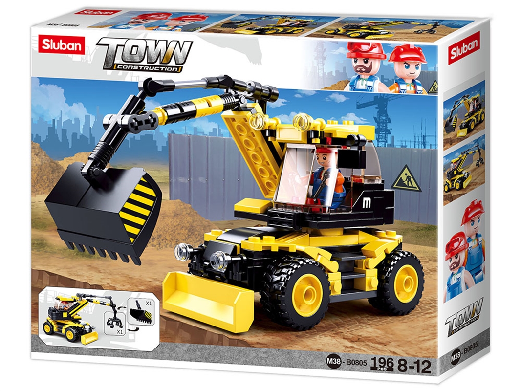 Town Excavator 196Pcs/Product Detail/Toys