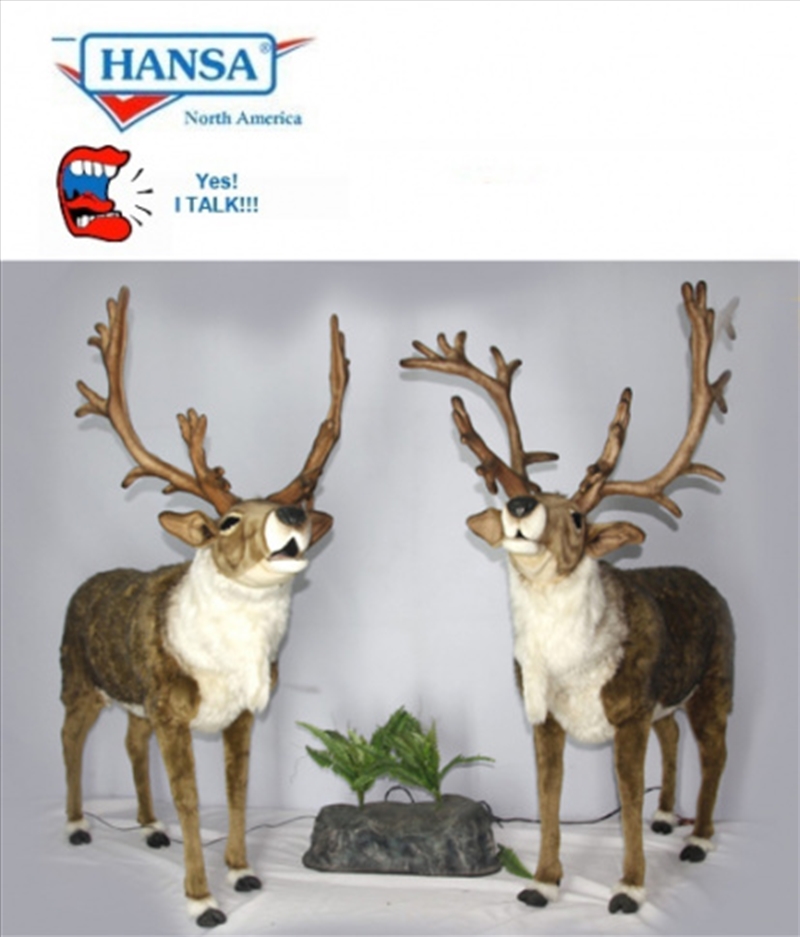 Hansatronics Duet TALKING and SINGING Nordic Reindeer/Product Detail/Decor
