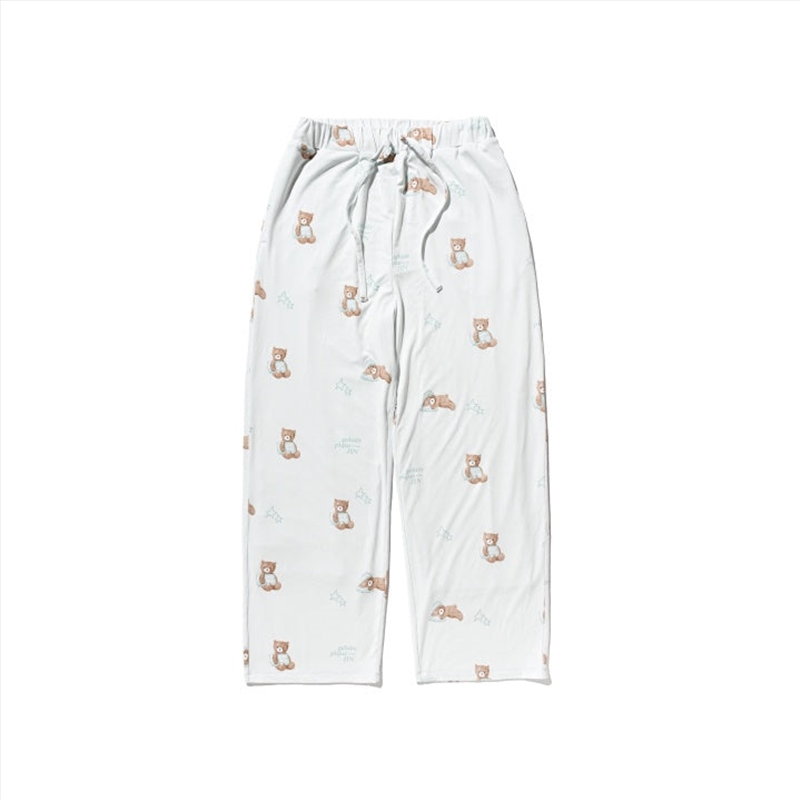 Bts - Gelato Pique Meets Jin Official Md Bear Pattern Long Pants (Mint) (S-M)/Product Detail/KPOP Merch
