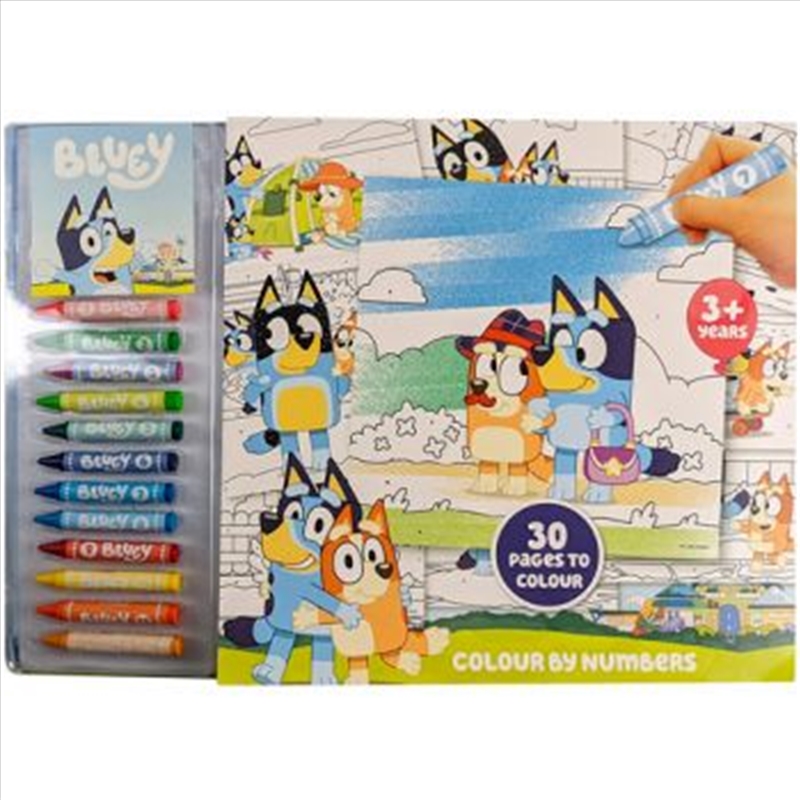 Bluey Colour by Numbers (SENT AT RANDOM)/Product Detail/Arts & Craft