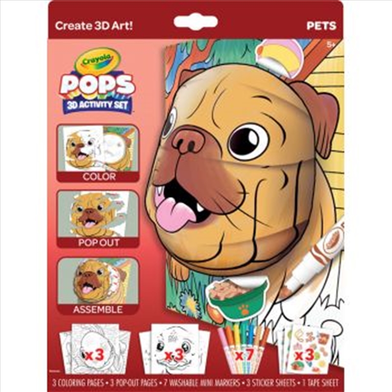 Crayola POPS 3D Activity Set - Pets/Product Detail/Arts & Craft