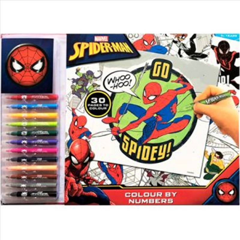 Spiderman Colour by Numbers (SENT AT RANDOM)/Product Detail/Arts & Craft