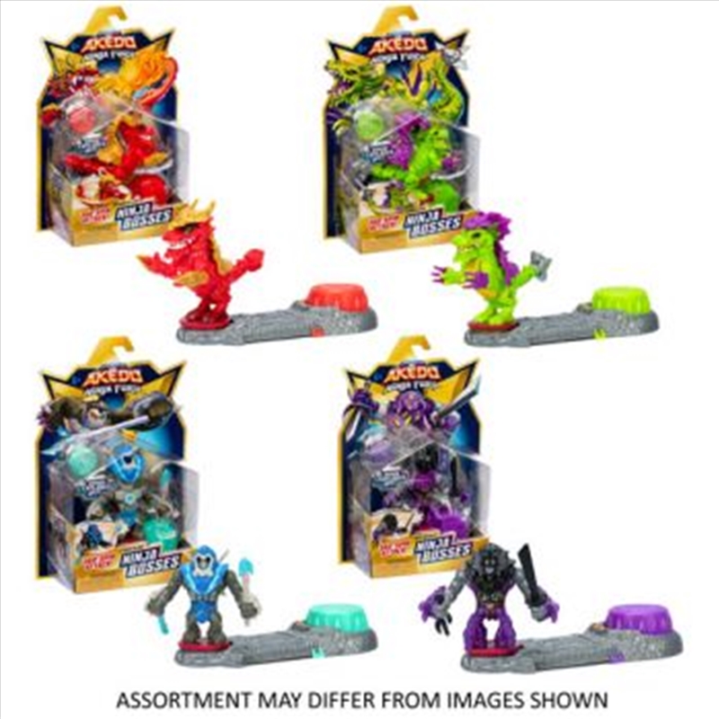 Akedo S7 Ninja Fury Mega Bosses Single Pack assorted (SENT AT RANDOM)/Product Detail/Toys