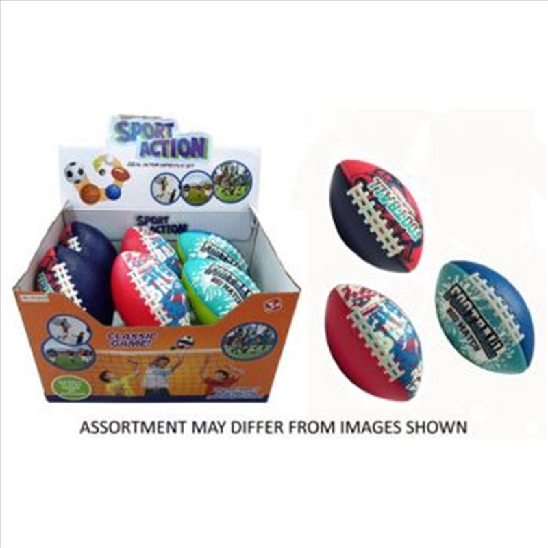 13cm Rugby PU Football assorted (SENT AT RANDOM)/Product Detail/Toys
