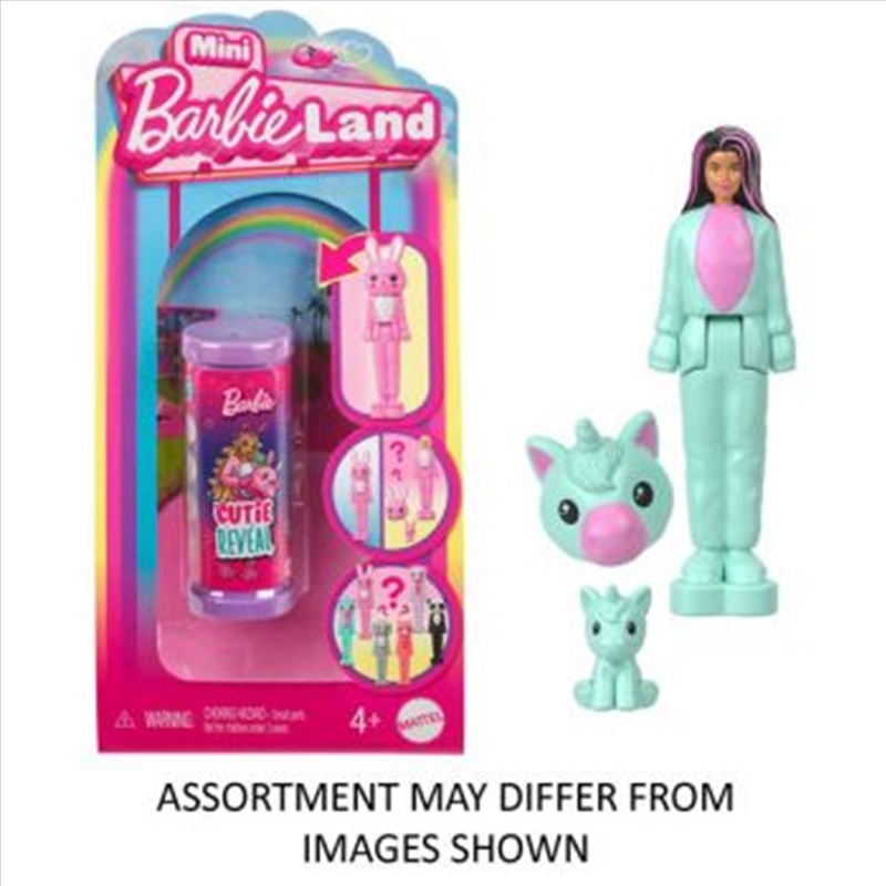 Barbie Mini Barbieland Cutie Reveal assorted (SENT AT RANDOM)/Product Detail/Toys