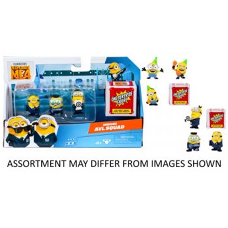 Despicable Me 4 Collectibles Mini Mayhem 4 Pack assorted (SENT AT RANDOM)/Product Detail/Toys