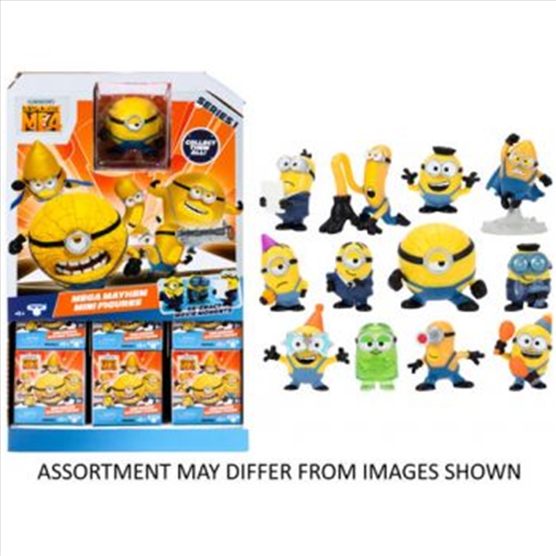 Despicable Me 4 Collectibles Mini Mayhem Single Pack assorted (SENT AT RANDOM)/Product Detail/Toys