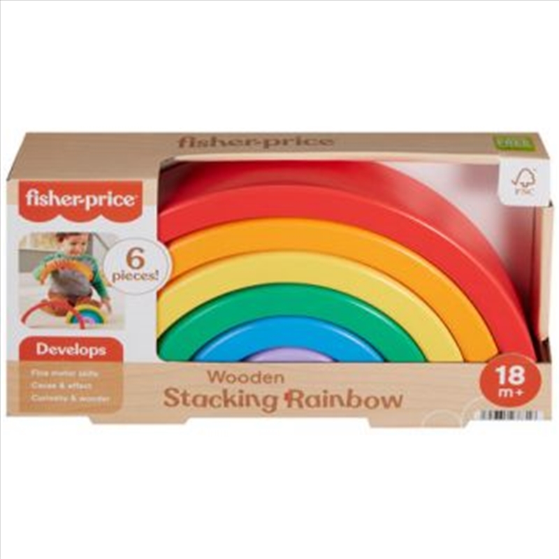 Fisher Price Wooden Stacking Rainbow/Product Detail/Toys
