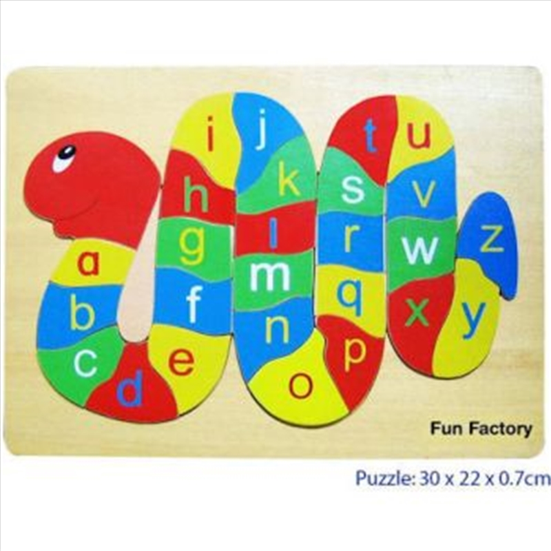 Fun Factory Wooden Puzzle Alphabet Snake/Product Detail/Toys