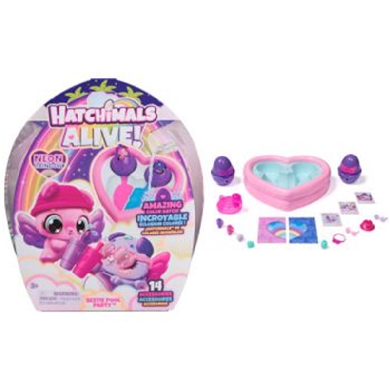 Hatchimals Alive Neon Bestie Pool Party Playset/Product Detail/Toys