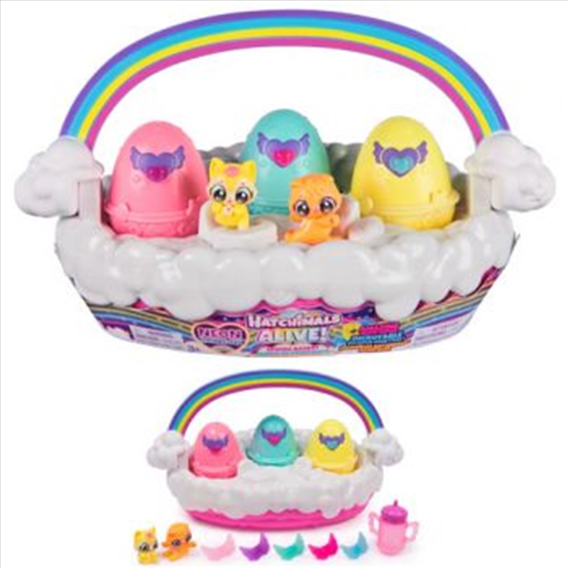 Hatchimals Alive Neon Rainbow Basket/Product Detail/Toys