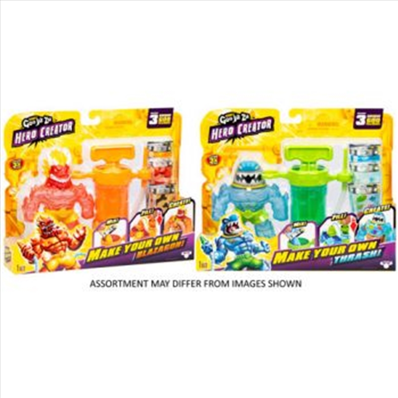 Heroes of Goo Jit Zu S11 Goo Extreme Hero Creator Pack assorted (SENT AT RANDOM)/Product Detail/Toys