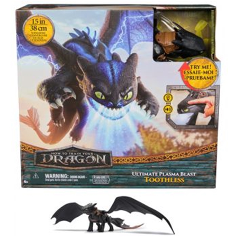 Dragon's Movie Plasma Blast Toothless Figure/Product Detail/Toys