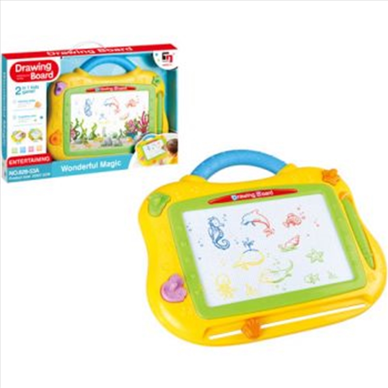 Colour Magnetic Drawing Board with Handle Small/Product Detail/Toys