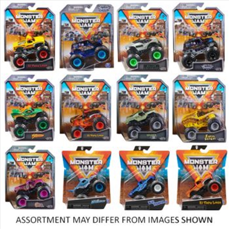 Monster Jam 1:64 Value Diecast Vehicles assorted (SENT AT RANDOM)/Product Detail/Toys